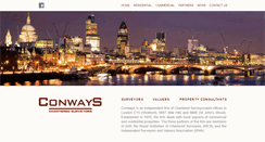 Desktop Screenshot of conways-surveyors.co.uk